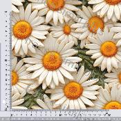 tissus simili ou enduit :10x140cm FLEUR 3D  :modèle FLEURS 02