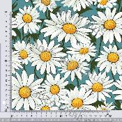 tissus simili ou enduit :10x140cm  :modèle FLEURS 3d 01